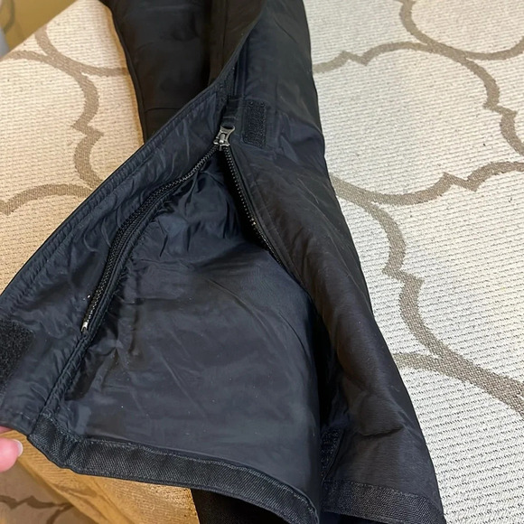 Slalom women’s black adjustable waist side zippers Velcro closure snow pants - Picture 13 of 17